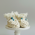 Macrame Baby Booties