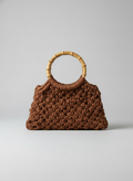 Customizable Macrame Top handle bag